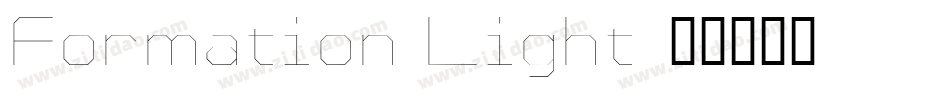 Formation Light字体转换